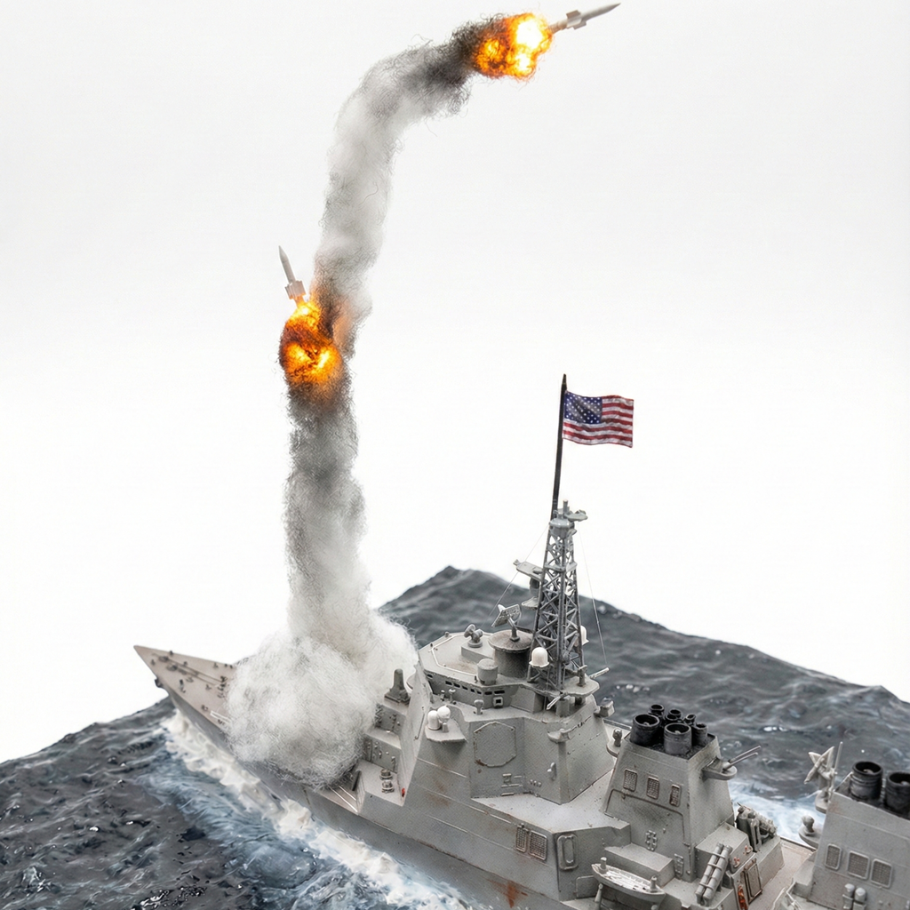 Naval Destroyer: High Seas Missile Strike
